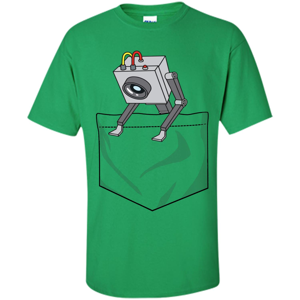 Pocket Robot T-shirt Irish Green