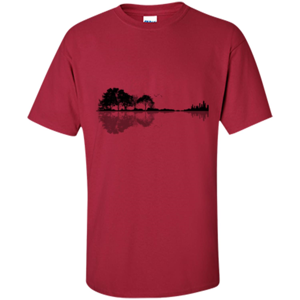 Guitar Lover T-shirt Nature Guitar Cardinal