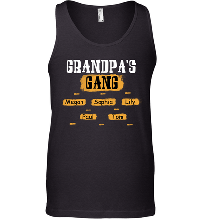 Grandpa's Gangs (Customized Name) Tank Top Tank Top Black