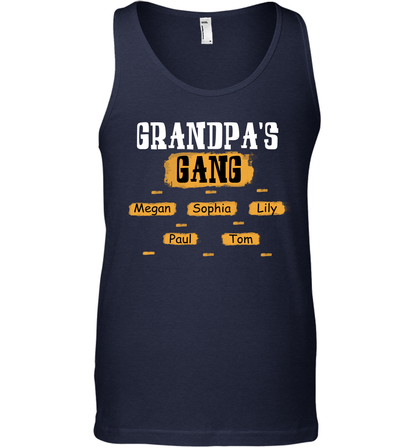 Grandpa's Gangs (Customized Name) Tank Top Tank Top Navy