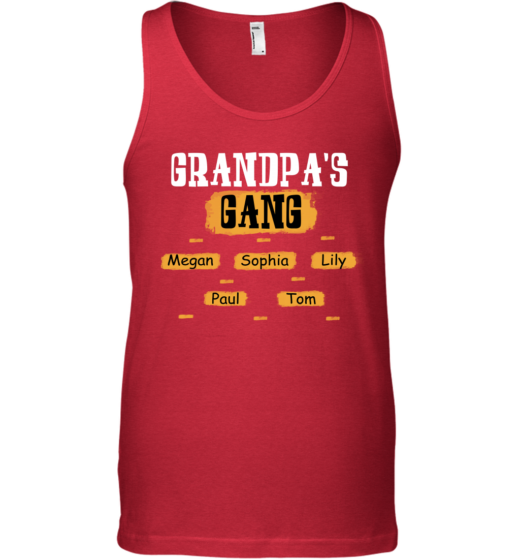 Grandpa's Gangs (Customized Name) Tank Top Tank Top Red