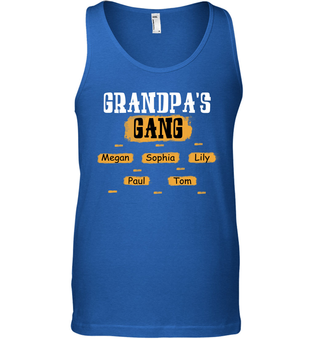 Grandpa's Gangs (Customized Name) Tank Top Tank Top Royal