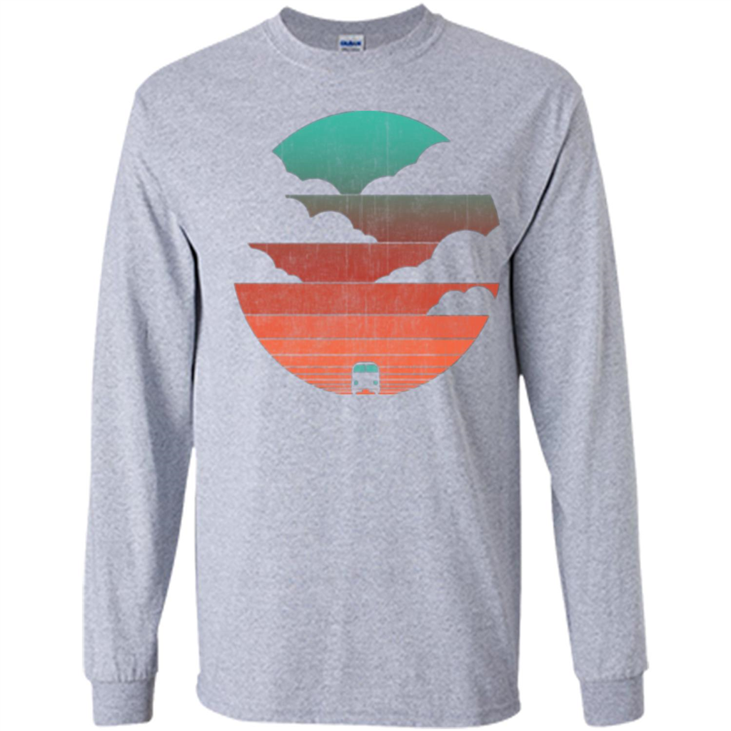 Driving Into The Sunset T-shirt Sport Grey