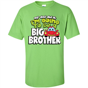 Car Brother T-shirt I'm Going To Be a Big Brother