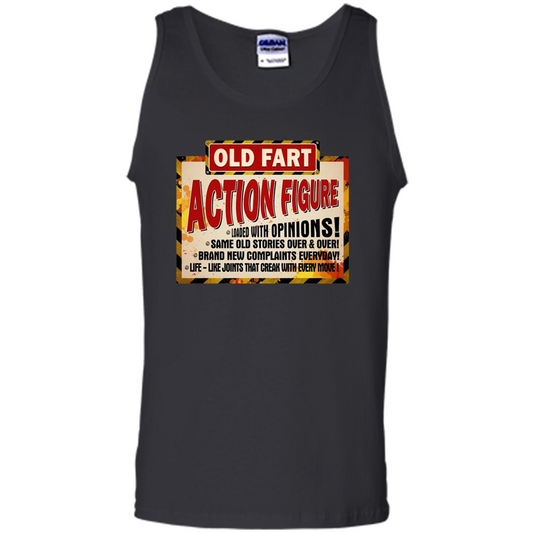 Old Fart Action Figure - Funny Birthday T-Shirt Black