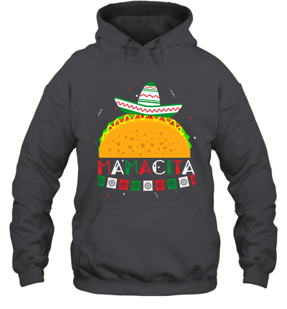 Mamacita Taco Tacos Mexican Cactus Cinco De Mayo Shirt Hoodie Hoodie Dark Heather