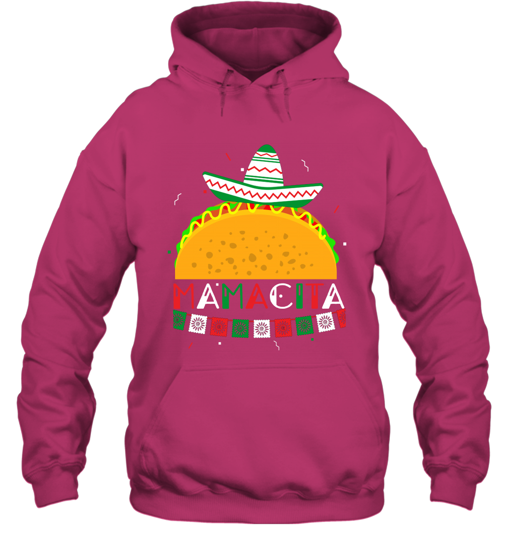 Mamacita Taco Tacos Mexican Cactus Cinco De Mayo Shirt Hoodie Hoodie Heliconia
