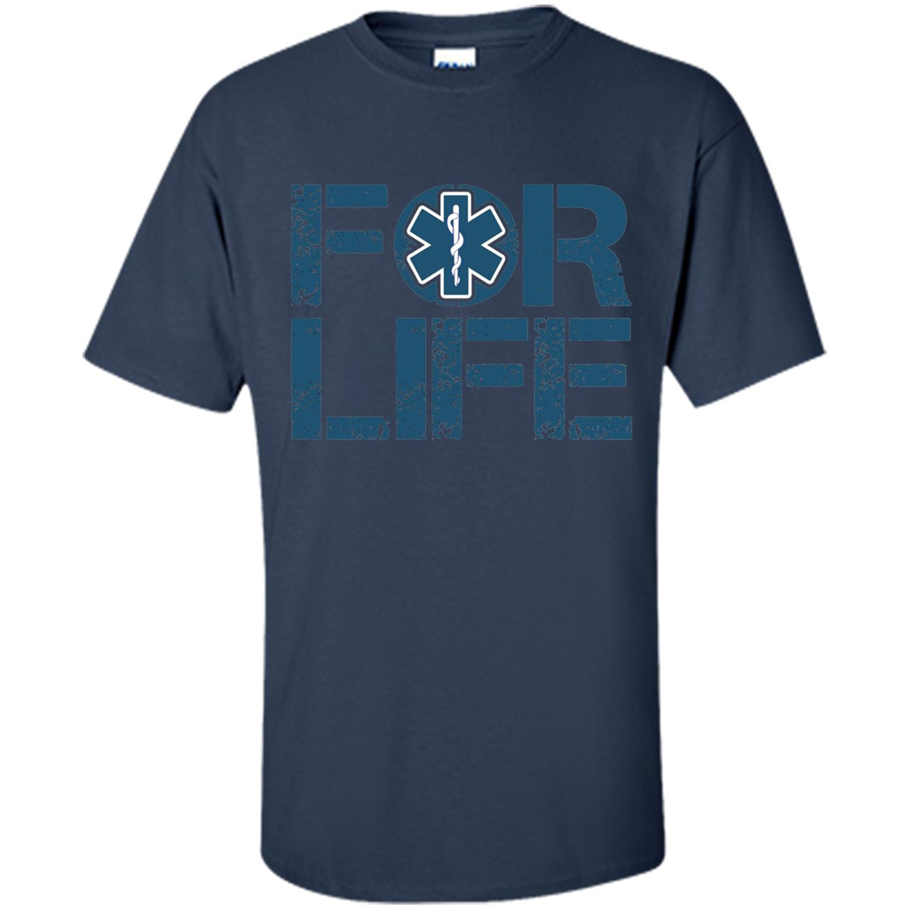 EMT Shirt EMT Paramedic For Life EMT T-shirt Navy