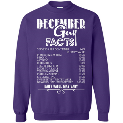 December Guy Facts T-shirt Orange