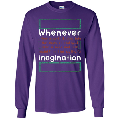 Whenever I Feel Myself Slipping In To The Abyss T-shirt Purple