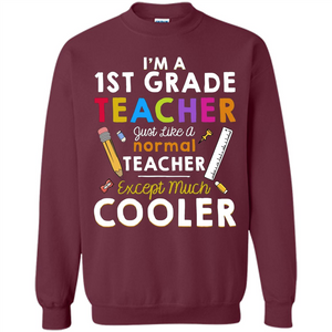 I'm A First Grade Teacher Except Much Cooler T-shirt School Day T-shirt