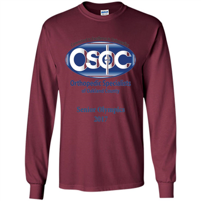 OSOC 9 Senior Olympics 2017 T-shirt Maroon