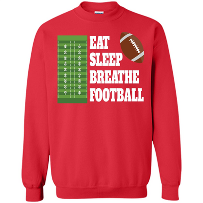Eat Sleep Breathe Football T-shirt Red