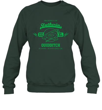 Property Of Slytherin Quidditch Harry Potter Sweatshirt Sweatshirt Forest