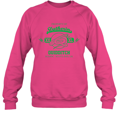 Property Of Slytherin Quidditch Harry Potter Sweatshirt Sweatshirt Heliconia