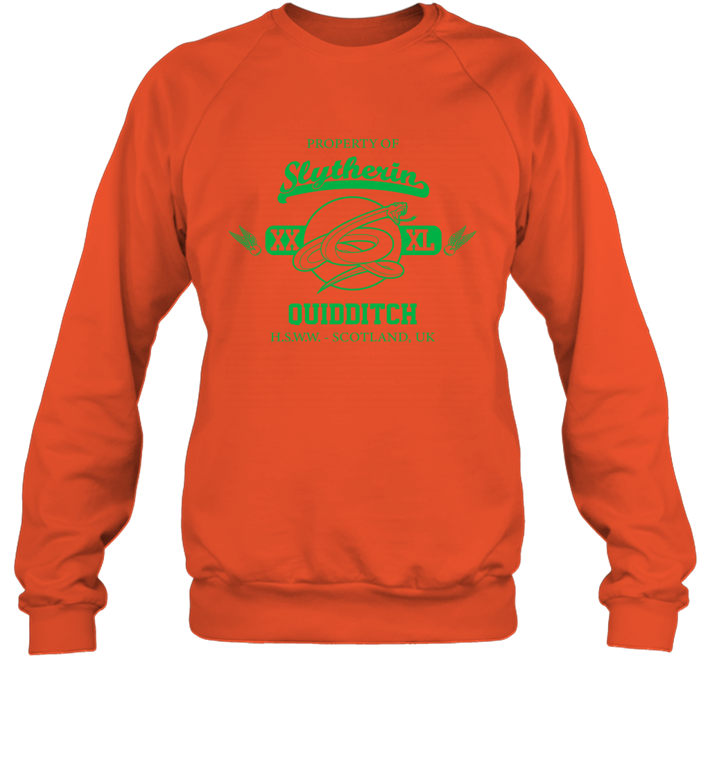 Property Of Slytherin Quidditch Harry Potter Sweatshirt Sweatshirt Orange
