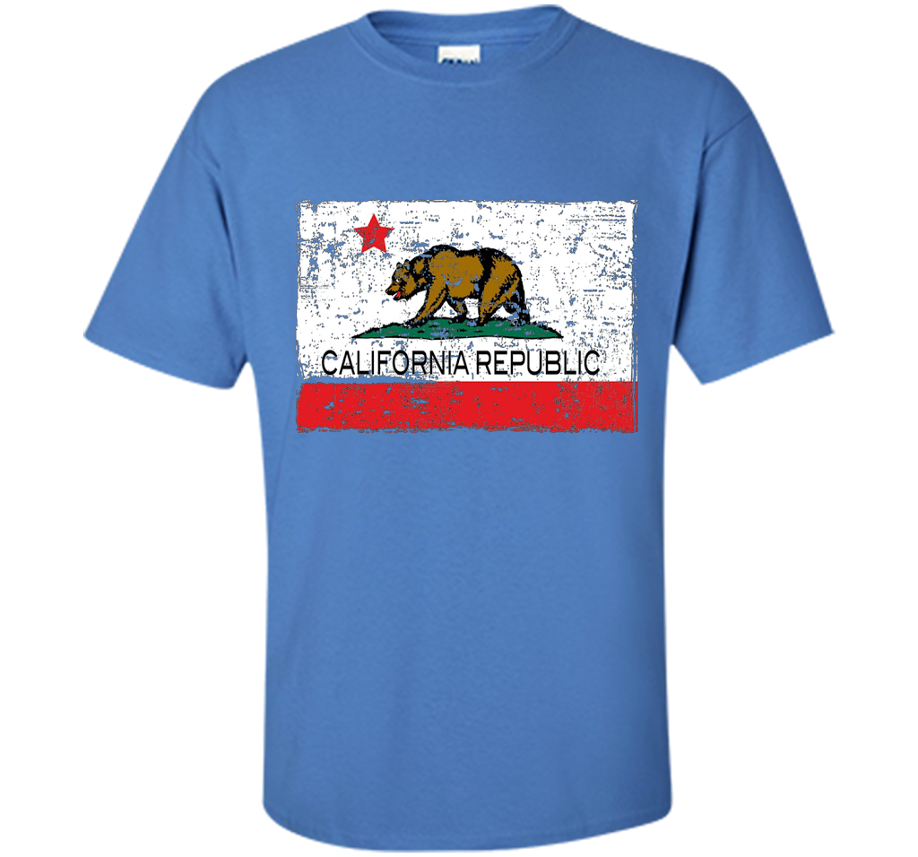 Vintage California Republic T-shirt Cali Life I Love CA cool shirt Iris