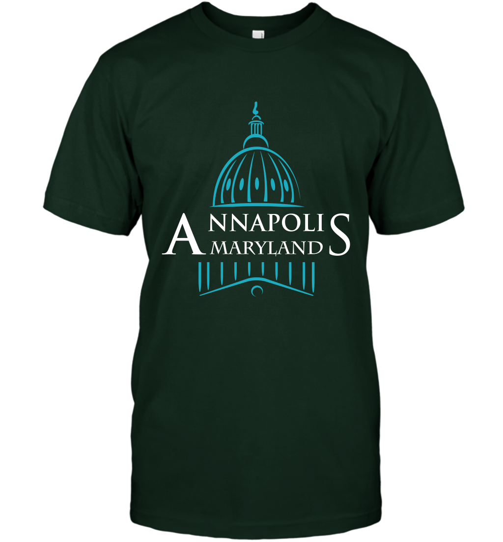 Anna Polis Maryland Shirt T-Shirt T-Shirt Forest Green