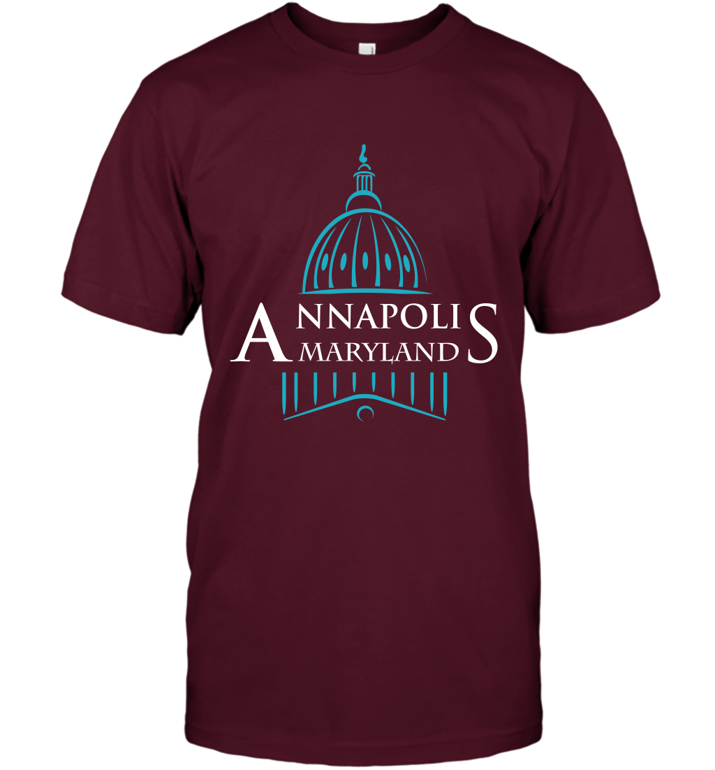 Anna Polis Maryland Shirt T-Shirt T-Shirt Maroon