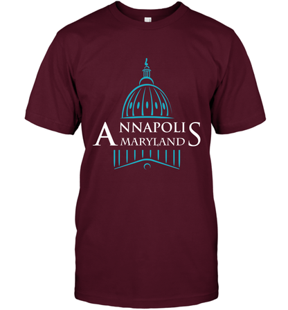 Anna Polis Maryland Shirt T-Shirt T-Shirt Maroon