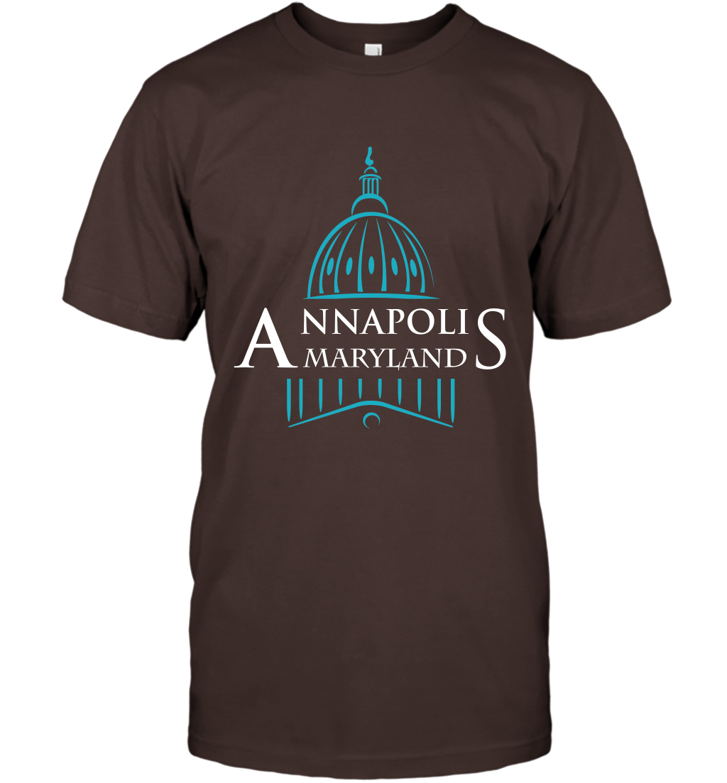 Anna Polis Maryland Shirt T-Shirt T-Shirt Dark Chocolate