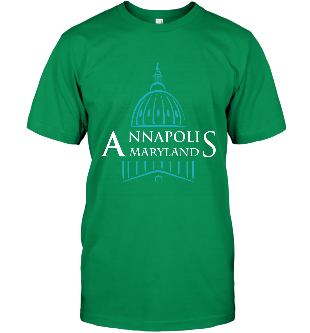 Anna Polis Maryland Shirt T-Shirt T-Shirt Irish Green