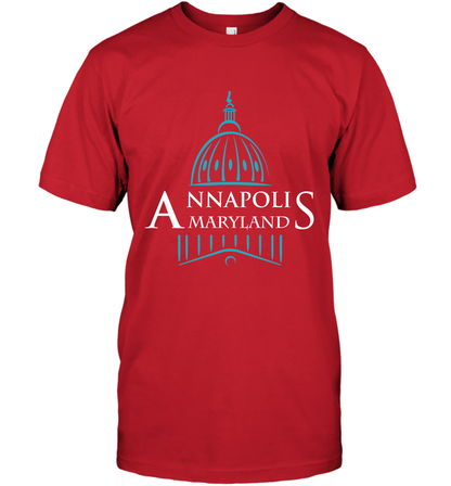 Anna Polis Maryland Shirt T-Shirt T-Shirt Red