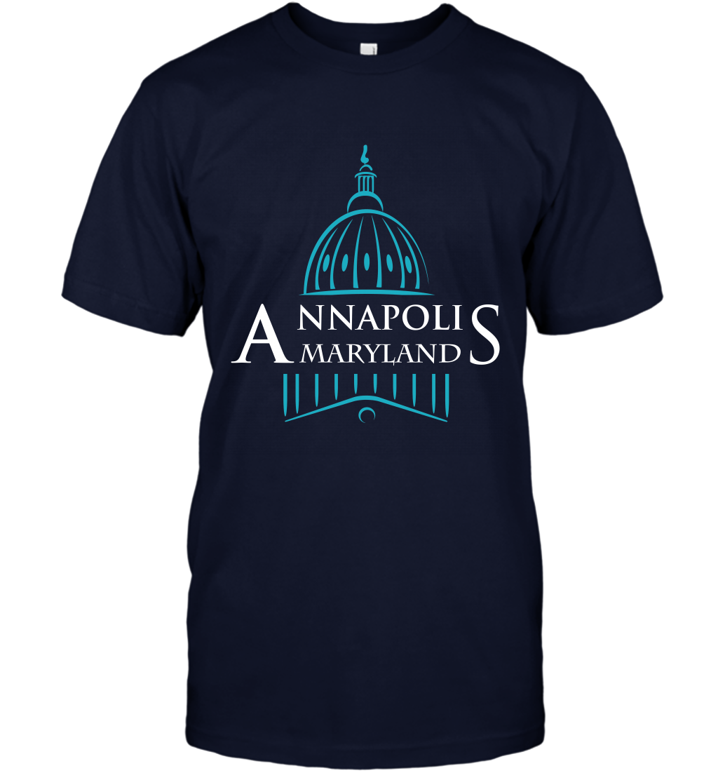 Anna Polis Maryland Shirt T-Shirt T-Shirt Navy