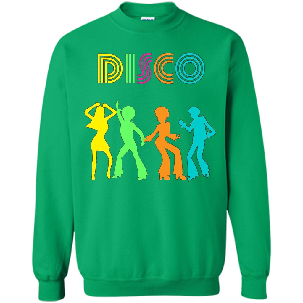 Disco Dancers Dancing Design T-shirt Irish Green