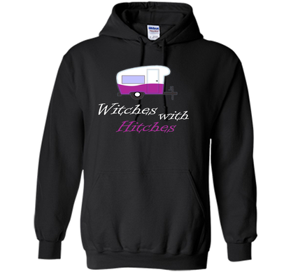 Camping T-shirt Witches With Hitches T-shirt Black