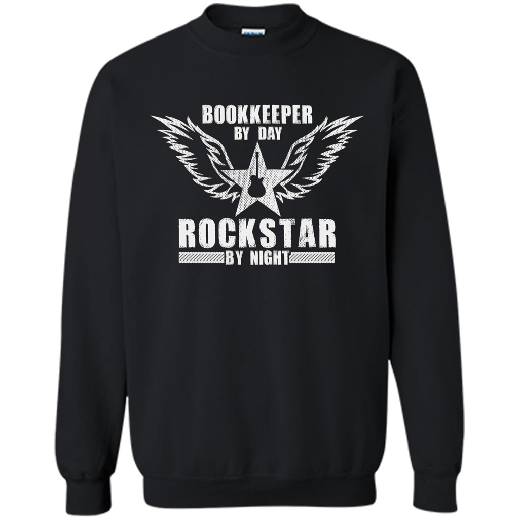 The Official Bookkeeper By Day T-Shirt Rockstar By Night T-Shirt