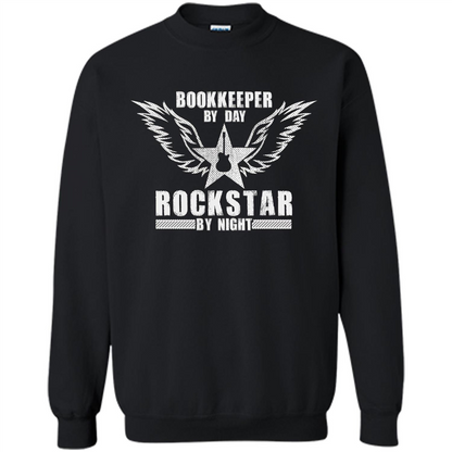 The Official Bookkeeper By Day T-Shirt Rockstar By Night T-Shirt