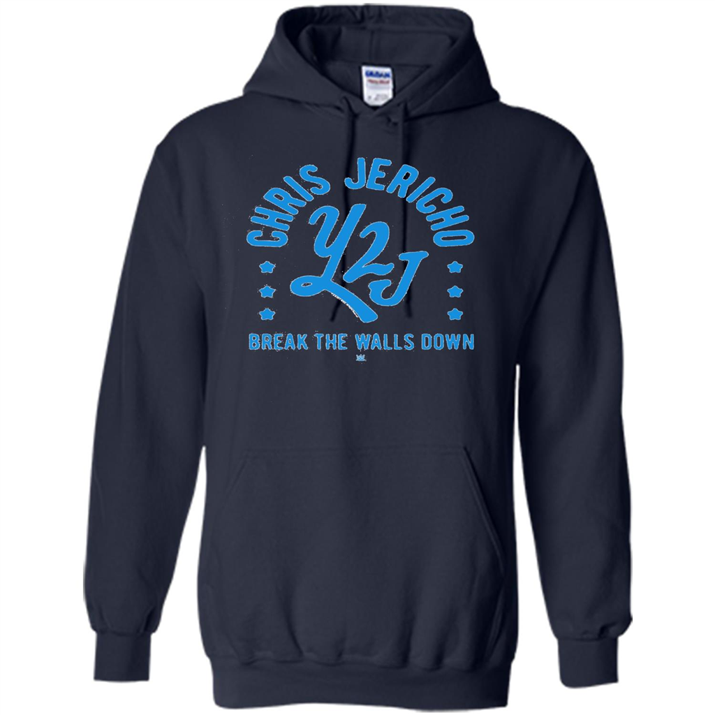 Chris Jericho Break The Walls Down T-shirt Navy