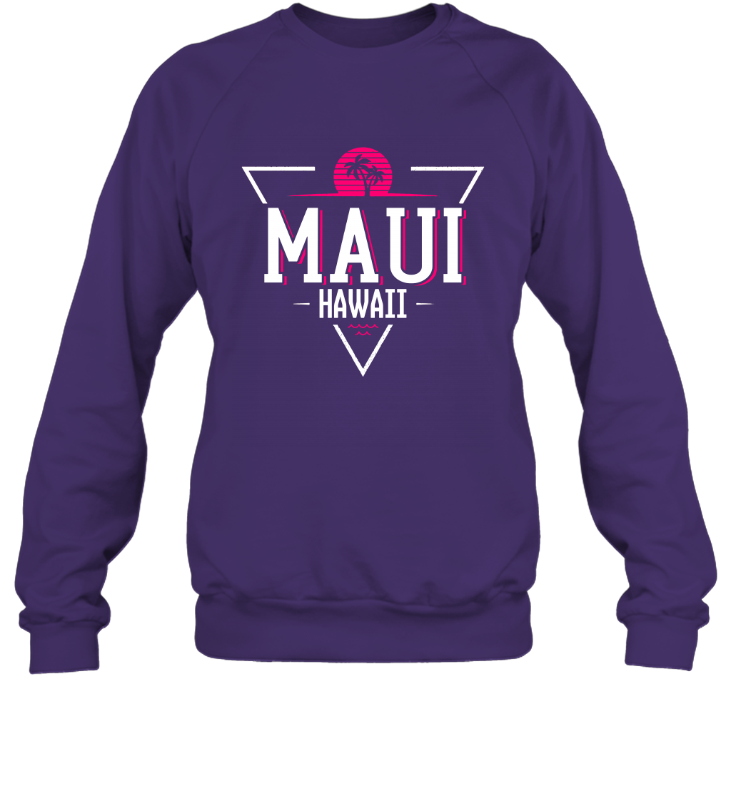 Maui Hawaii Summer Shirt Sweatshirt Sweatshirt Purple
