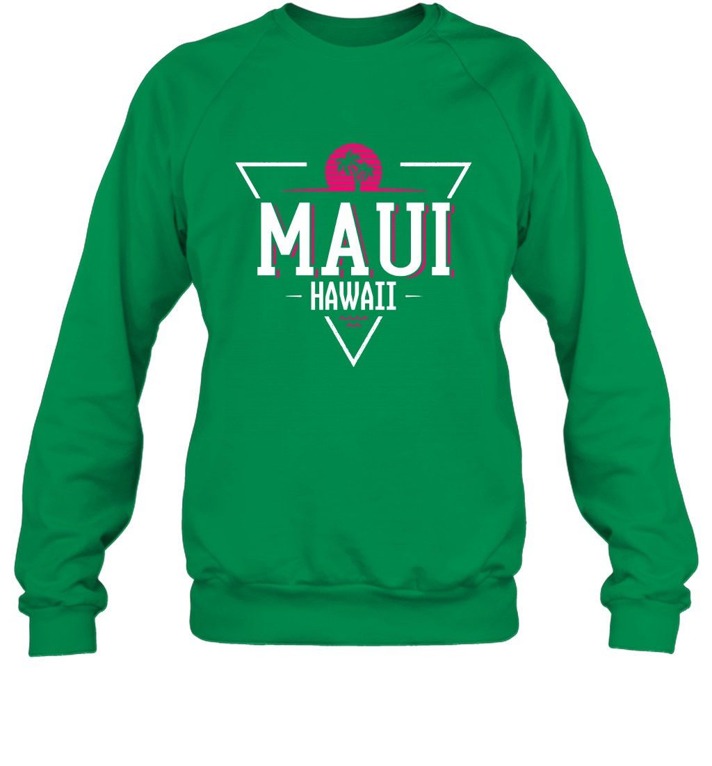 Maui Hawaii Summer Shirt Sweatshirt Sweatshirt Irish Green