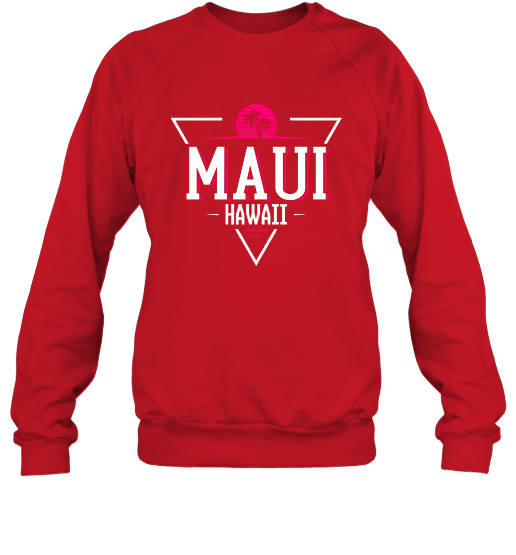 Maui Hawaii Summer Shirt Sweatshirt Sweatshirt Red
