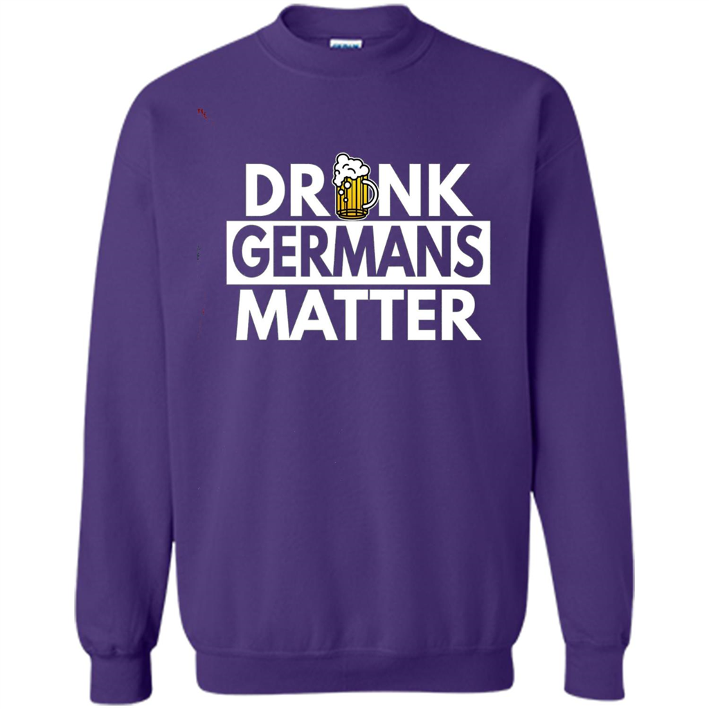 Oktoberfest T-shirt Drunk Germans Matter Purple