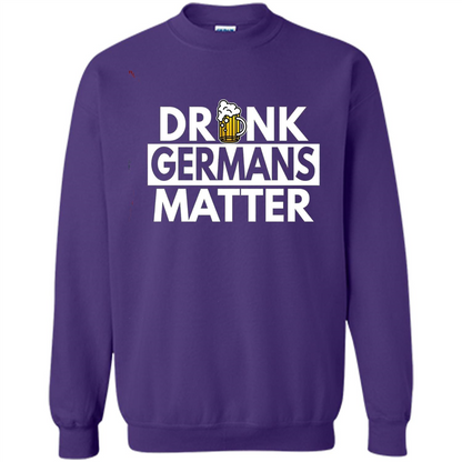 Oktoberfest T-shirt Drunk Germans Matter Purple