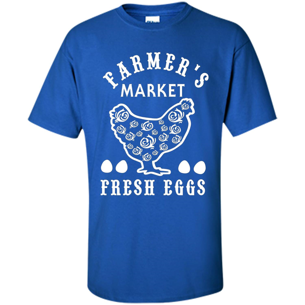Famer's Market Fresh Eggs T-shirt Royal
