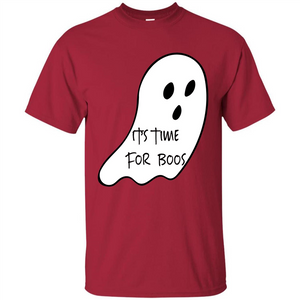 It's Time For Boos Funny Halloween T-shirt