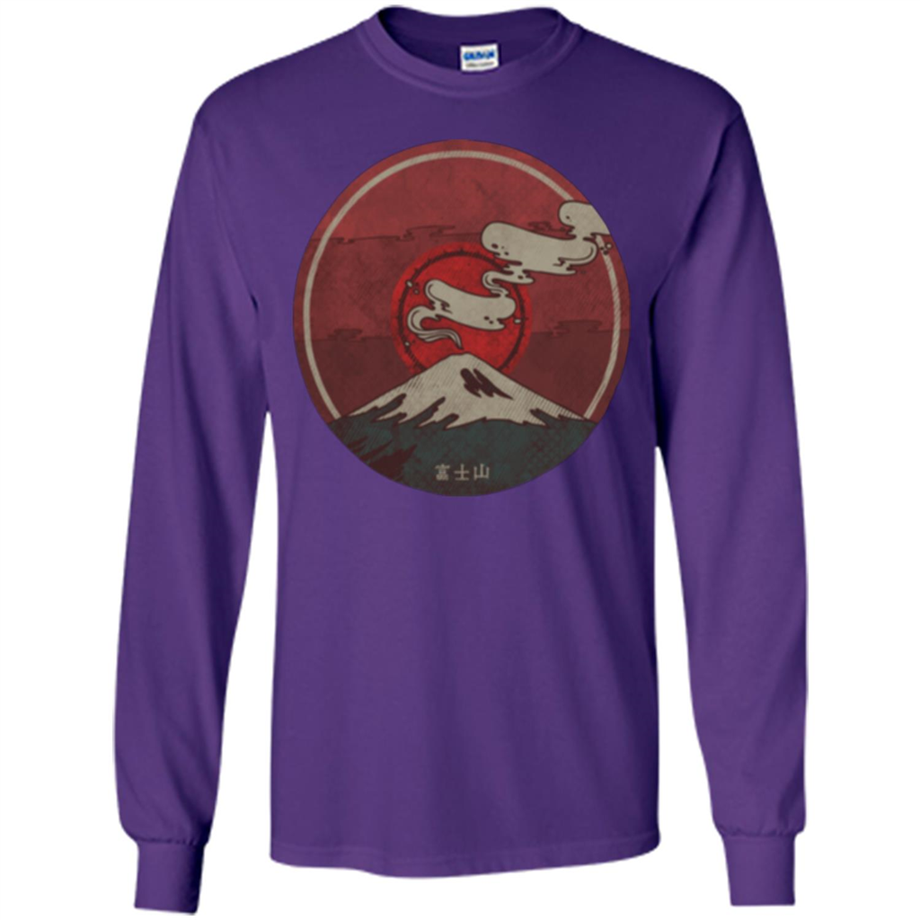 Mount Fuji T-shirt Purple