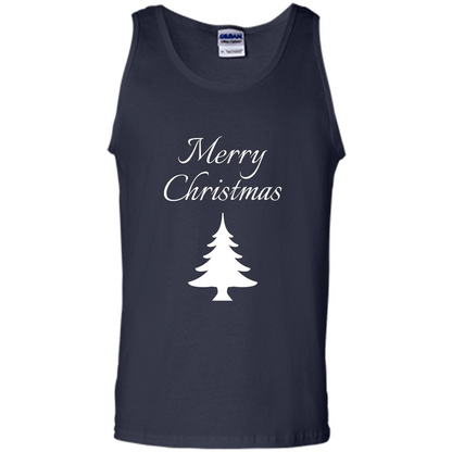 Merry Christmas Xmas Tree T-Shirt Navy