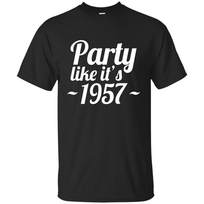 Party Like It's 1957 T-shirt Black