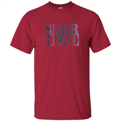 Sneaker Head Eggplant Foams T-shirt Foamposite SNKB HEAD Cardinal