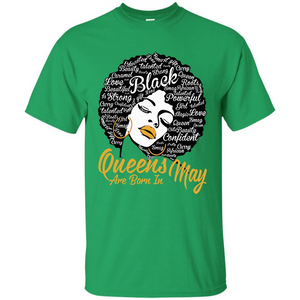 Queen Are Born In May T-shirt