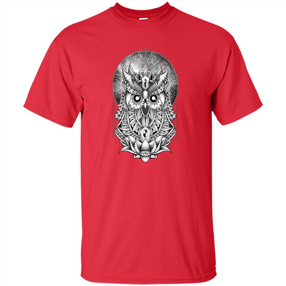 Venus Owl T-shirt Planet Red