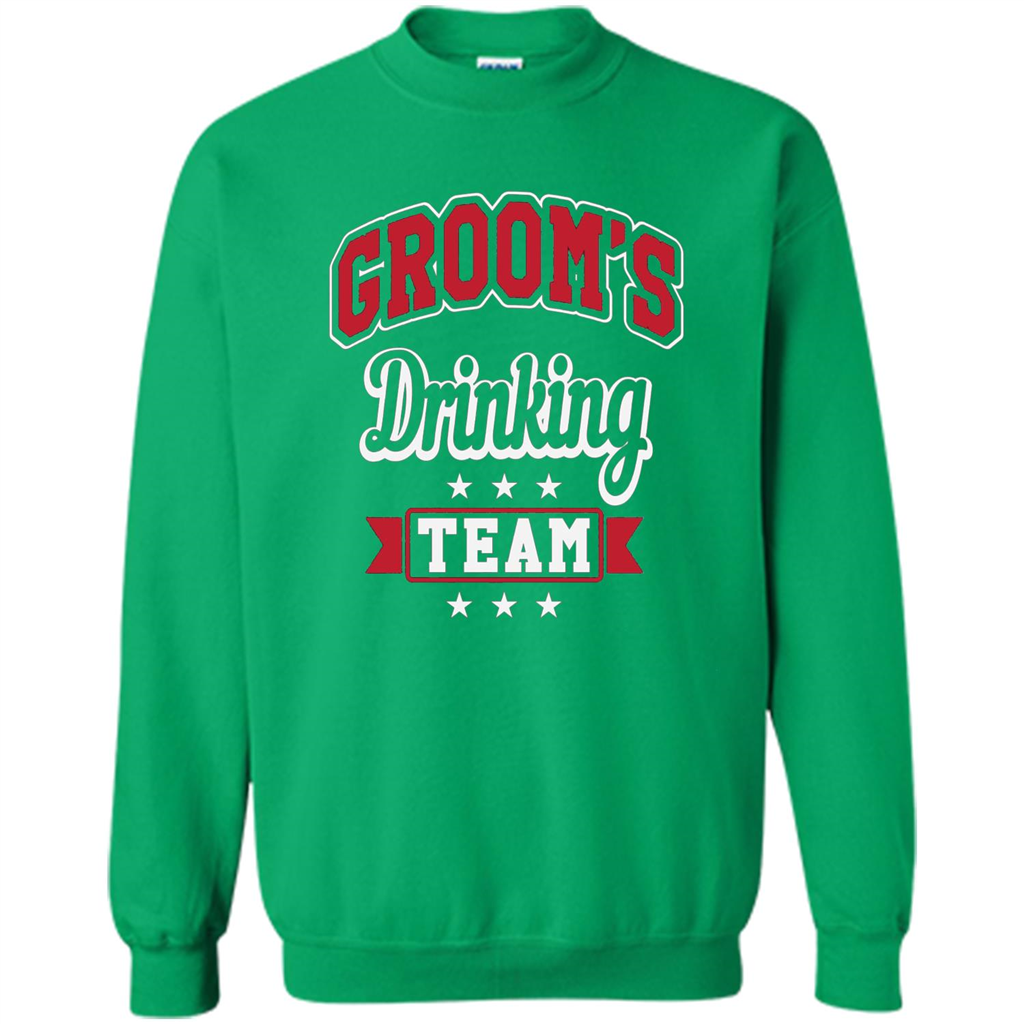 Funny Groom's Drinking Team T-shirt Bachelor Party