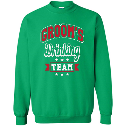 Funny Groom's Drinking Team T-shirt Bachelor Party