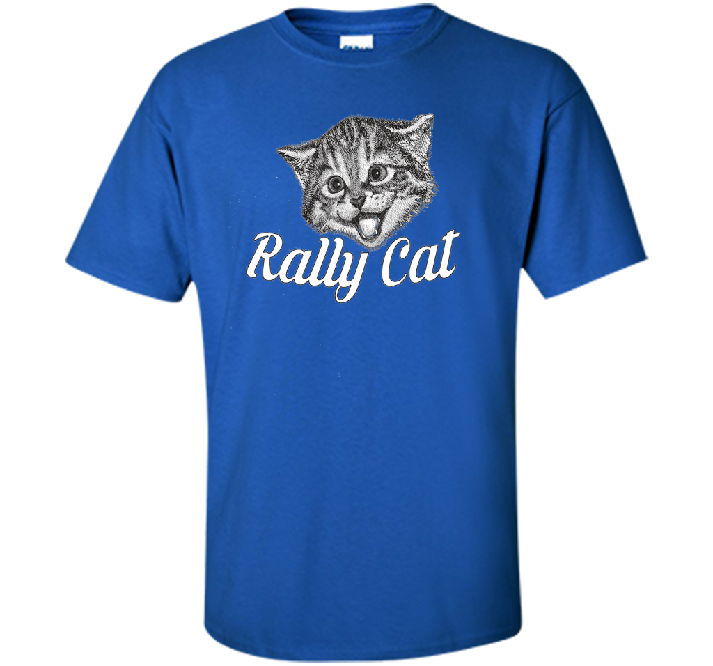 Cat Lover T-shirt Saint Louis Rally Cat T-shirt Royal