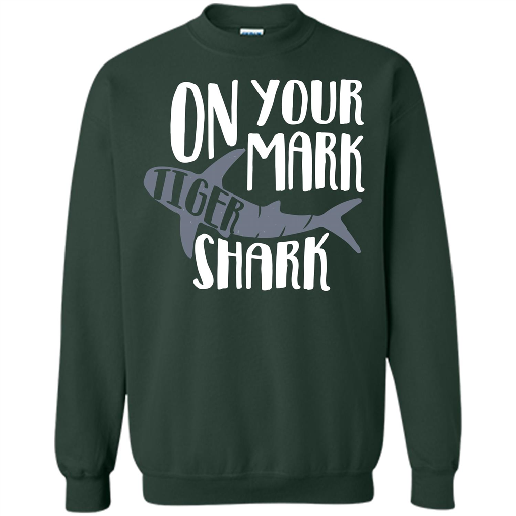 Tiger Shark T-shirt On Your Mark Tiger Shark T-shirt Forest Green